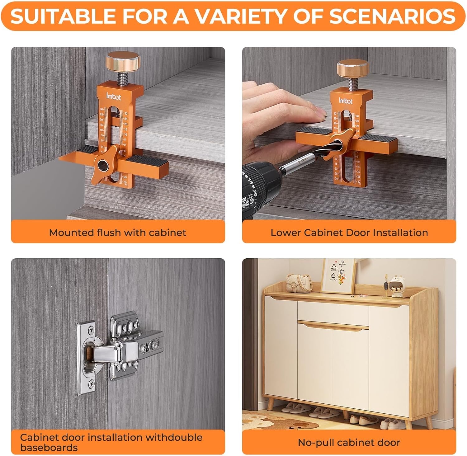 Cabinet Door Mounting Jig