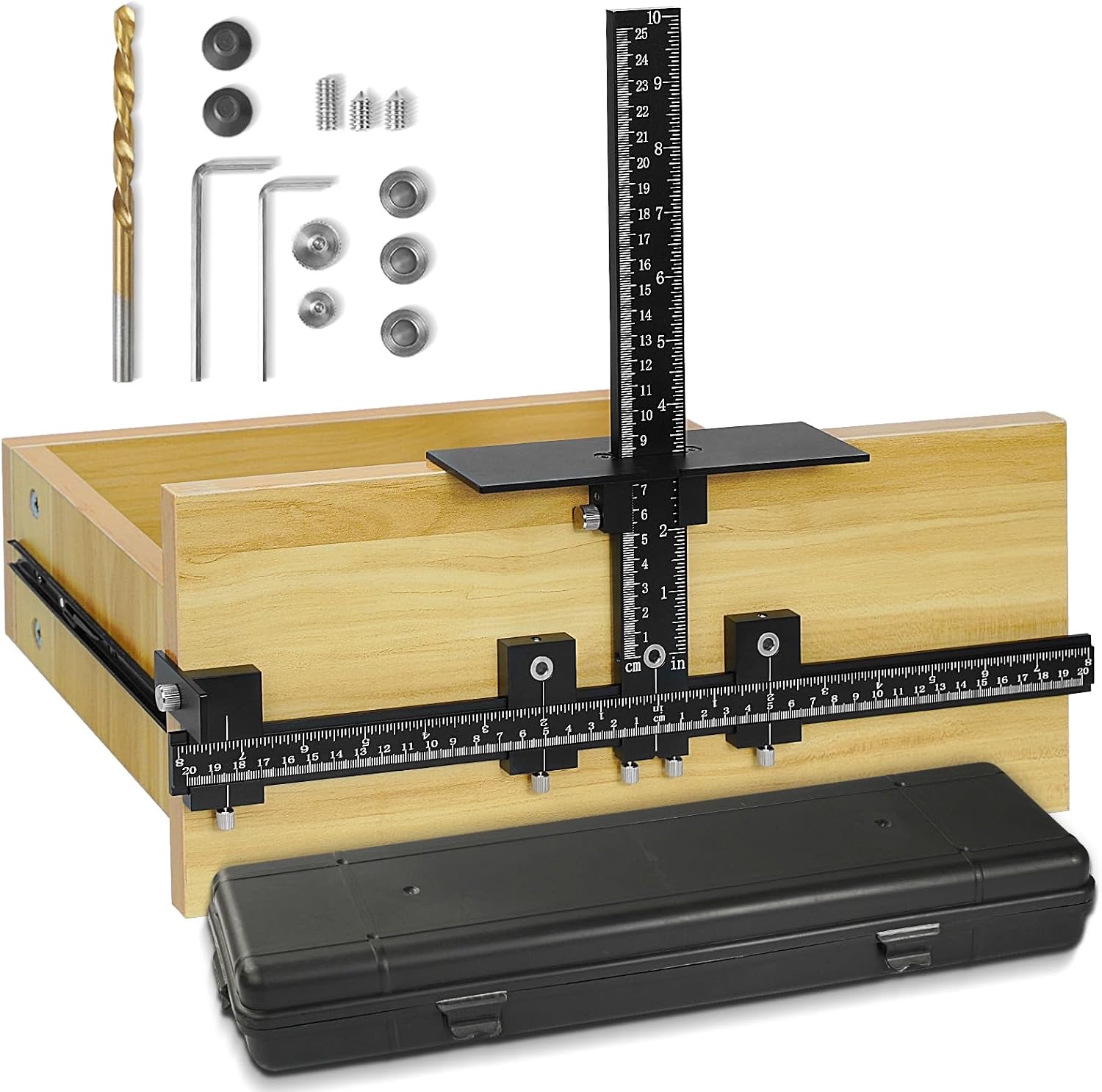 Cabinet Hardware Jig — CNC Aluminum Door Mount