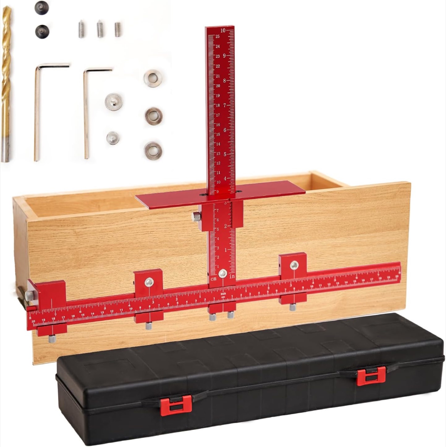 Cabinet Hardware Jig — CNC Aluminum Door Mount