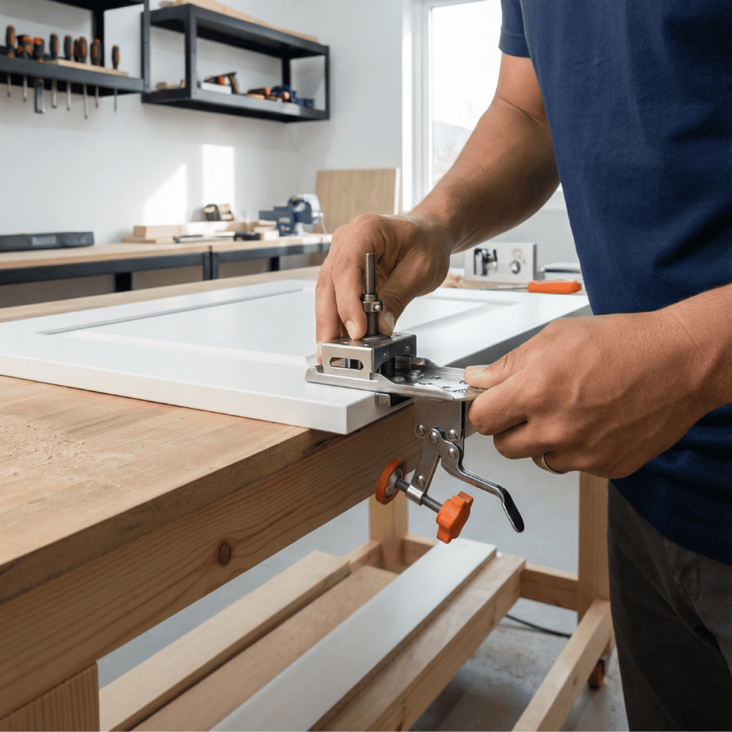 Concealed Hinge Jig — 35mm Hole Drill Guide
