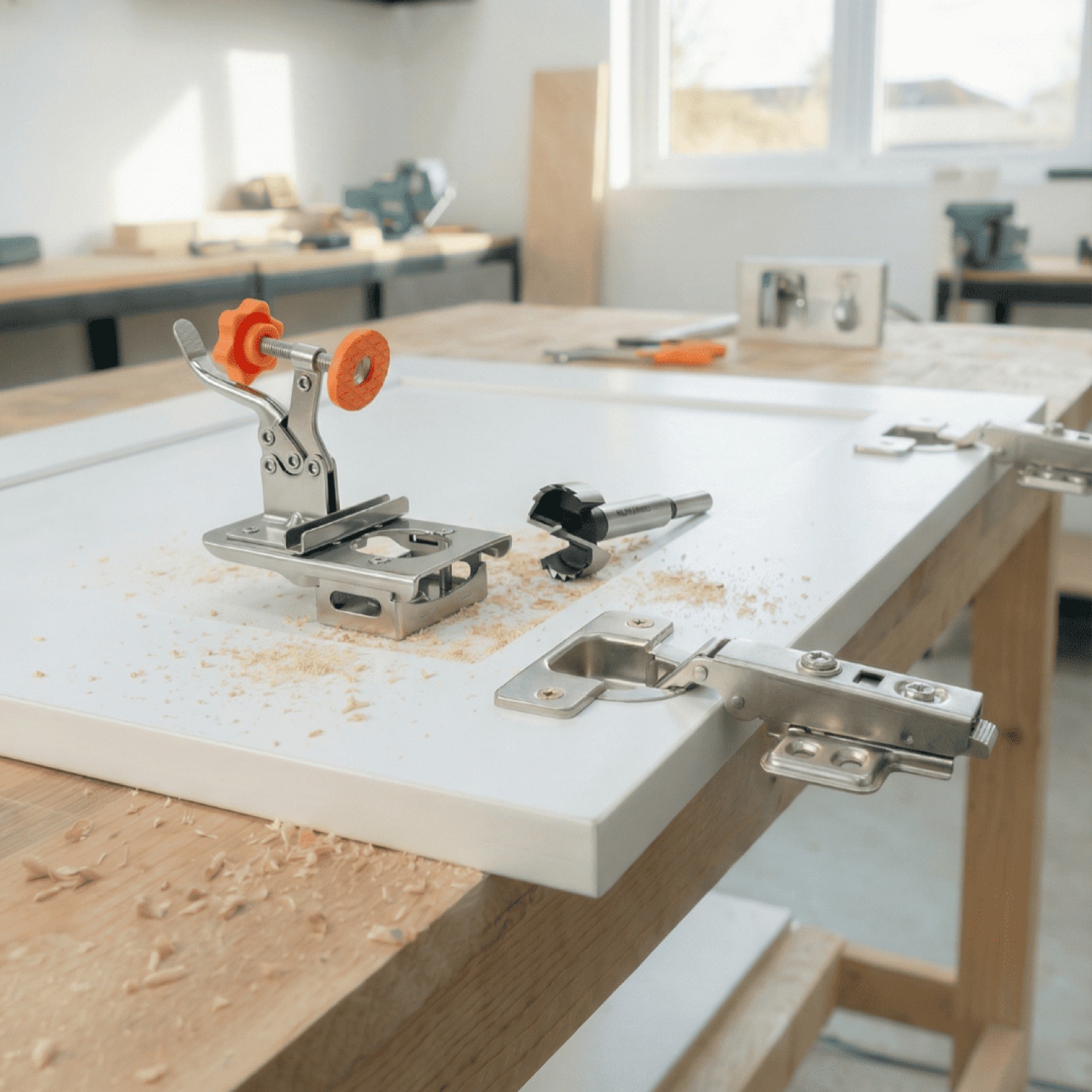 Concealed Hinge Jig — 35mm Hole Drill Guide