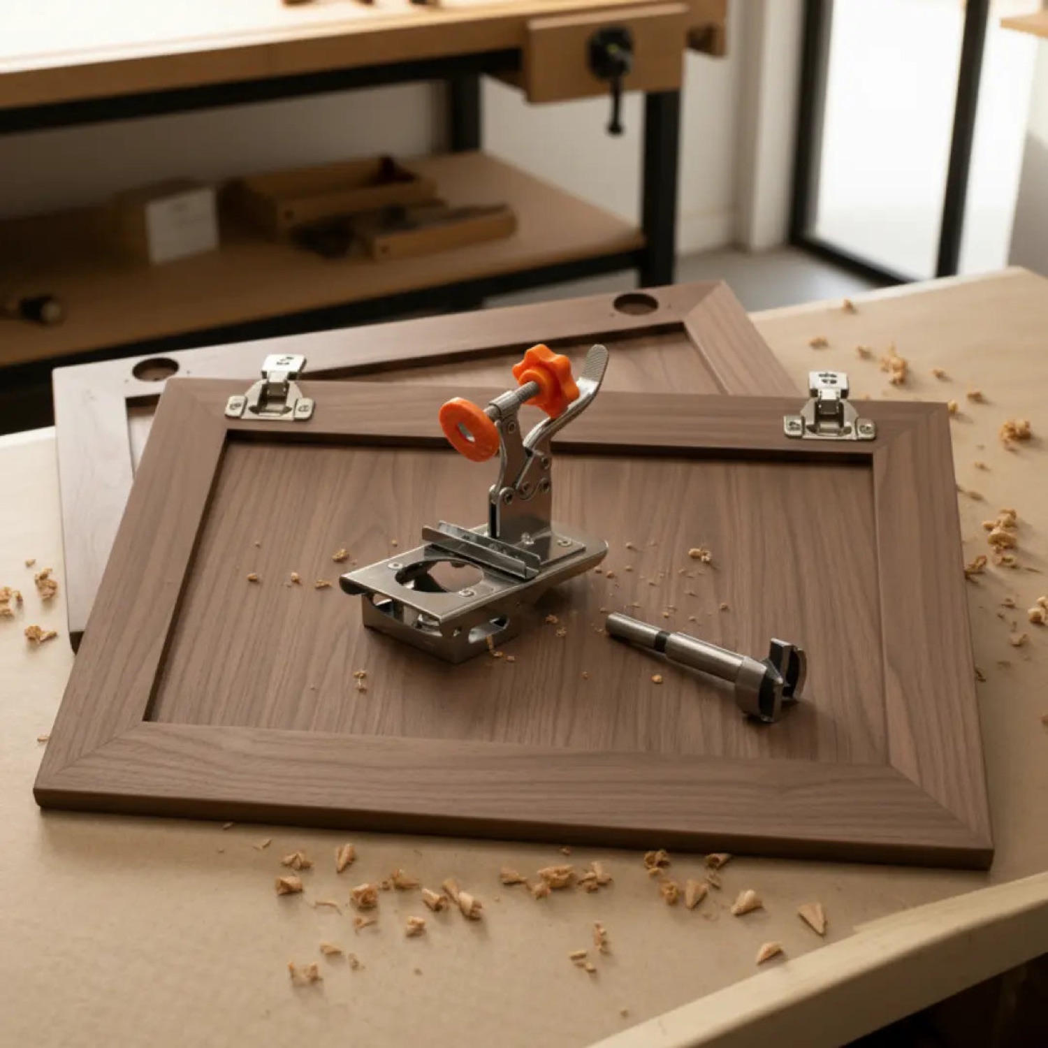 Concealed Hinge Jig — 35mm Hole Drill Guide