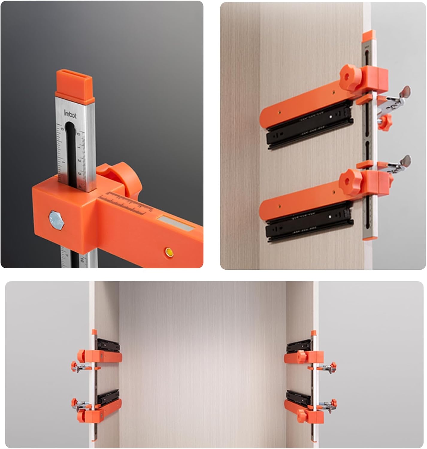 Drawer Slide Jig with Dual Scale