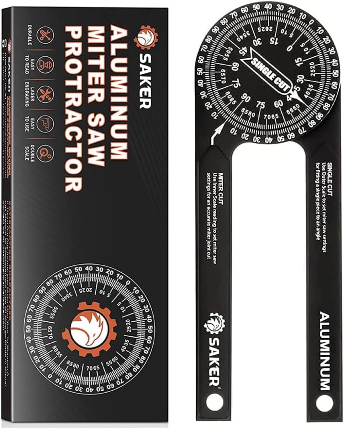 Aluminum Miter Saw Protractor