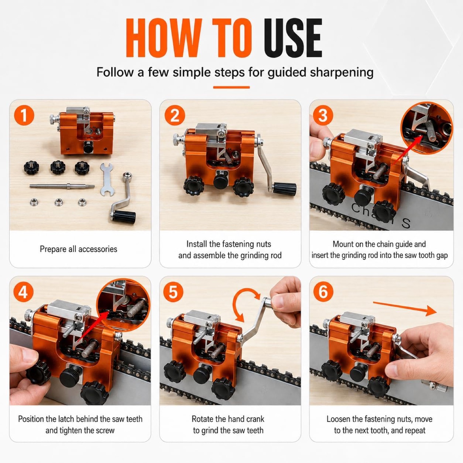 RazorWolf Chainsaw Sharpener